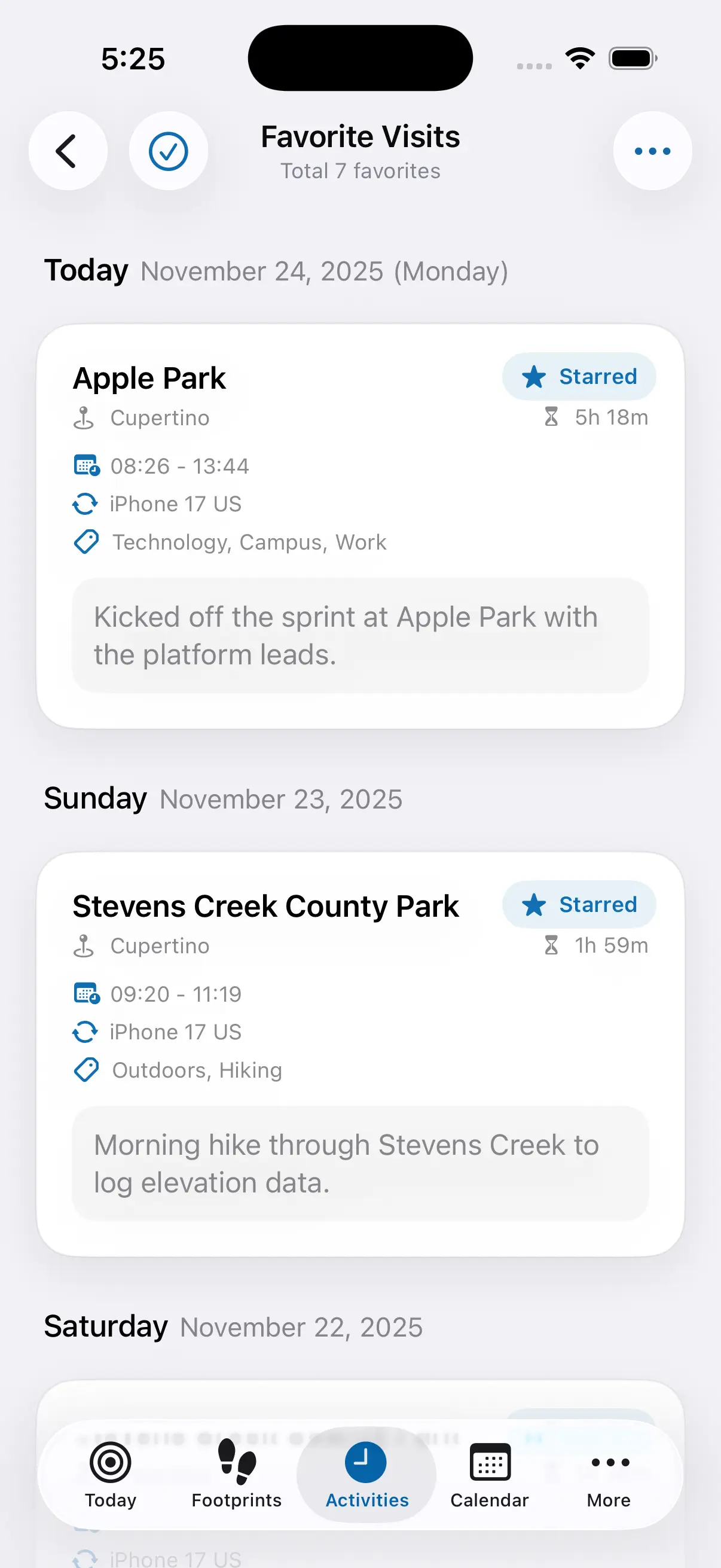 Collection management screenshot